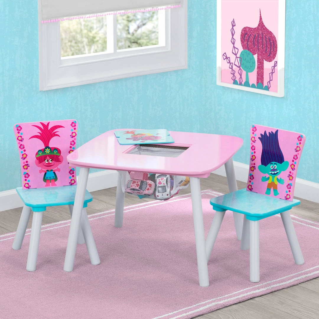 Delta Children Trolls World Tour Table And Chair Set With Storage 12 Delta Children Trolls World Tour Table And Chair Set With Storage