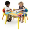 Delta Children Sesame Street Puzzle Table & Chair Set With Storage Table & Chair Sets