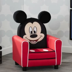 Delta Children Kids’ Chairs Mickey Mouse Figural Upholstered Kids Chair