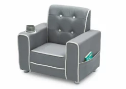 Delta Children Chelsea Kids Upholstered Chair With Cup Holder
