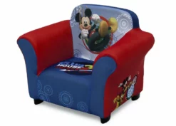 Delta Children Kids’ Chairs Mickey Mouse Upholstered Chair (with Sculpted Plastic Frame)