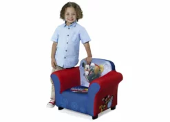 Delta Children Kids’ Chairs Mickey Mouse Upholstered Chair (with Sculpted Plastic Frame)