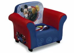 Delta Children Kids’ Chairs Mickey Mouse Upholstered Chair (with Sculpted Plastic Frame)