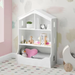Delta Children Bookcases & Hutches Playhouse Bookcase With Toy Storage 26 Delta Children Bookcases & Hutches Playhouse Bookcase With Toy Storage