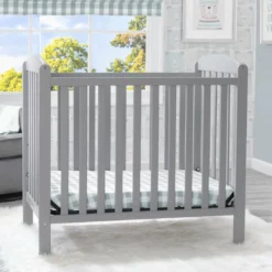 Delta Children Sprout Mini Crib With Mattress Baby Cribs