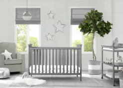 Delta Children Adley 3-in-1 Convertible Crib Baby Cribs