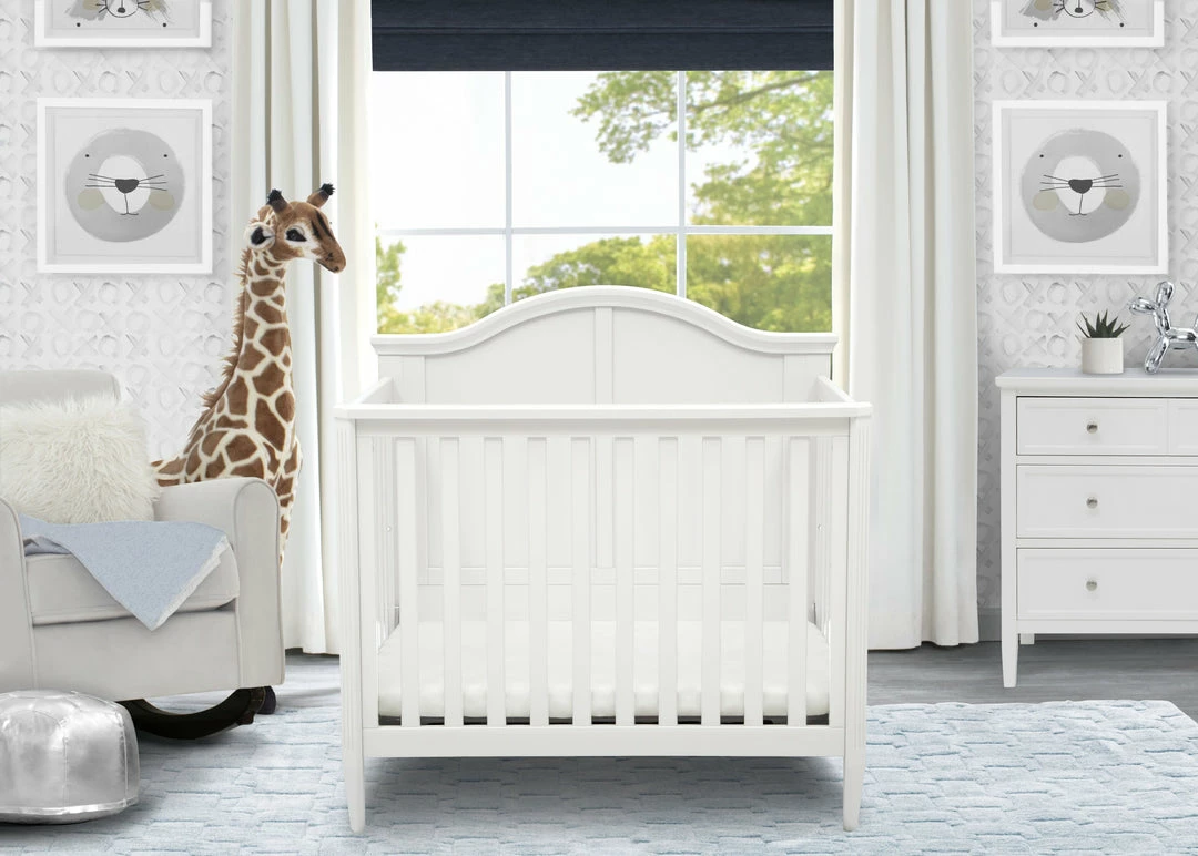 Delta Children Parker Mini Convertible Baby Crib With Mattress And 2 Sheets 11 Delta Children Parker Mini Convertible Baby Crib With Mattress And 2 Sheets