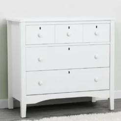 Delta Children Dressers & Changing Tables Farmhouse 3 Drawer Dresser With Changing Top