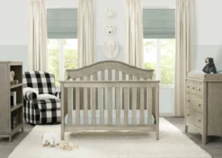 Delta Children Dressers & Changing Tables Farmhouse 3 Drawer Dresser With Changing Top