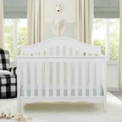 Delta Children Farmhouse 6-in-1 Convertible Baby Crib Baby Cribs
