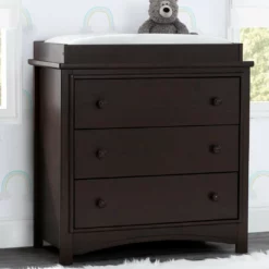 Delta Children Dressers & Changing Tables Perry 3 Drawer Dresser With Changing Top