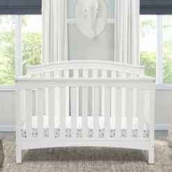 Delta Children Baby Cribs Waverly 6-in-1 Convertible Crib