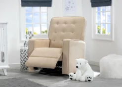 Delta Children Gavin Nursery Glider Swivel Recliner Featuring LiveSmart Fabric By Culp Gliders & Rocking Chairs