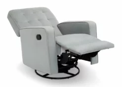 Delta Children Gavin Nursery Glider Swivel Recliner Featuring LiveSmart Fabric By Culp Gliders & Rocking Chairs