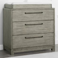 Simmons Kids Willow 3 Drawer Dresser With Changing Top Dressers & Changing Tables