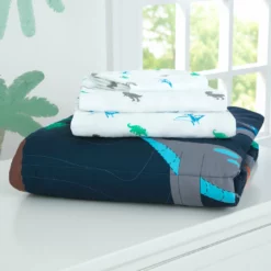 Delta Children Boys 4-Piece Toddler Bedding Set Sheets & Mattress Covers