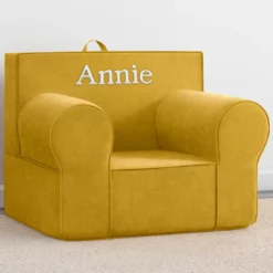 Delta Children Personalization Personalized XL Cozee Foam Chair For Kids - Our Largest Chair