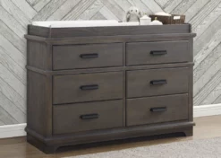 Simmons Kids Asher 6 Drawer Dresser With Changing Top