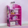 Delta Children Minnie Mouse Wooden Playhouse 4-Shelf Bookcase For Kids