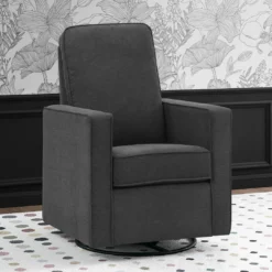 Delta Children Skye Nursery Glider Swivel Chair With LiveSmart Fabric 36 Delta Children Skye Nursery Glider Swivel Chair With LiveSmart Fabric