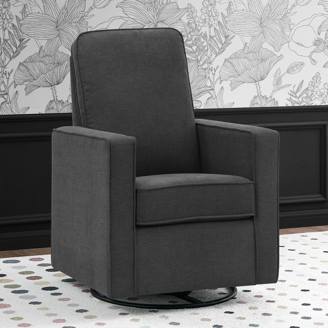 Delta Children Skye Nursery Glider Swivel Chair With LiveSmart Fabric 17 Delta Children Skye Nursery Glider Swivel Chair With LiveSmart Fabric