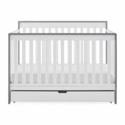 Delta Children Baby Cribs Mercer 6-in-1 Convertible Crib With Storage Trundle