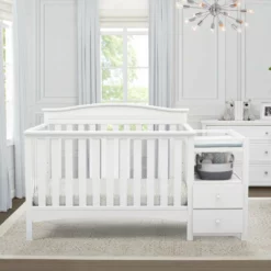 Delta Children Birkley Convertible Crib And Changer Baby Cribs