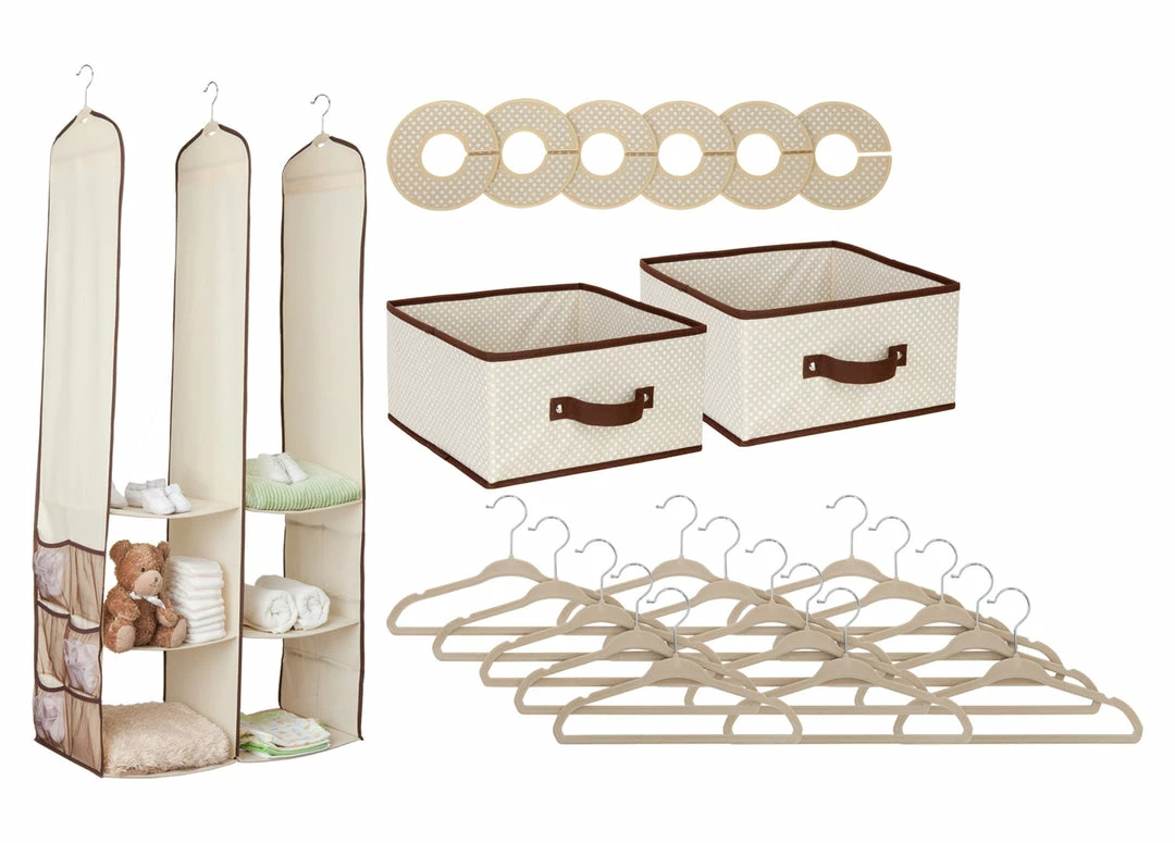 Delta Children Storage & Organization 24 Piece Nursery Storage Set 8 Delta Children Storage & Organization 24 Piece Nursery Storage Set