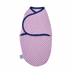 Delta Children Little Lambs Adjustable Swaddle Wrap - Size Large, Fits Babies 3-6 Months/14-18 Lbs.