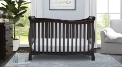 Delta Children Brookside 4-in-1 Convertible Crib Baby Cribs