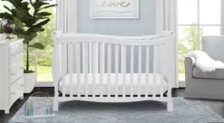 Delta Children Brookside 4-in-1 Convertible Crib Baby Cribs