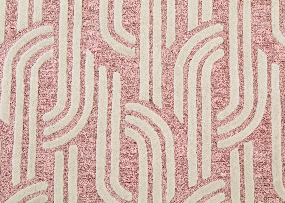 Delta Children What's New Rose Links Hand-Tufted Wool Blend Area Rug 5x8 6 Delta Children What's New Rose Links Hand-Tufted Wool Blend Area Rug 5x8