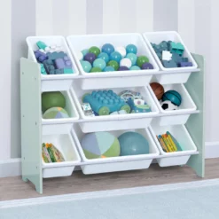 Delta Children MySize 9 Bin Plastic Toy Organizer 55 Delta Children MySize 9 Bin Plastic Toy Organizer