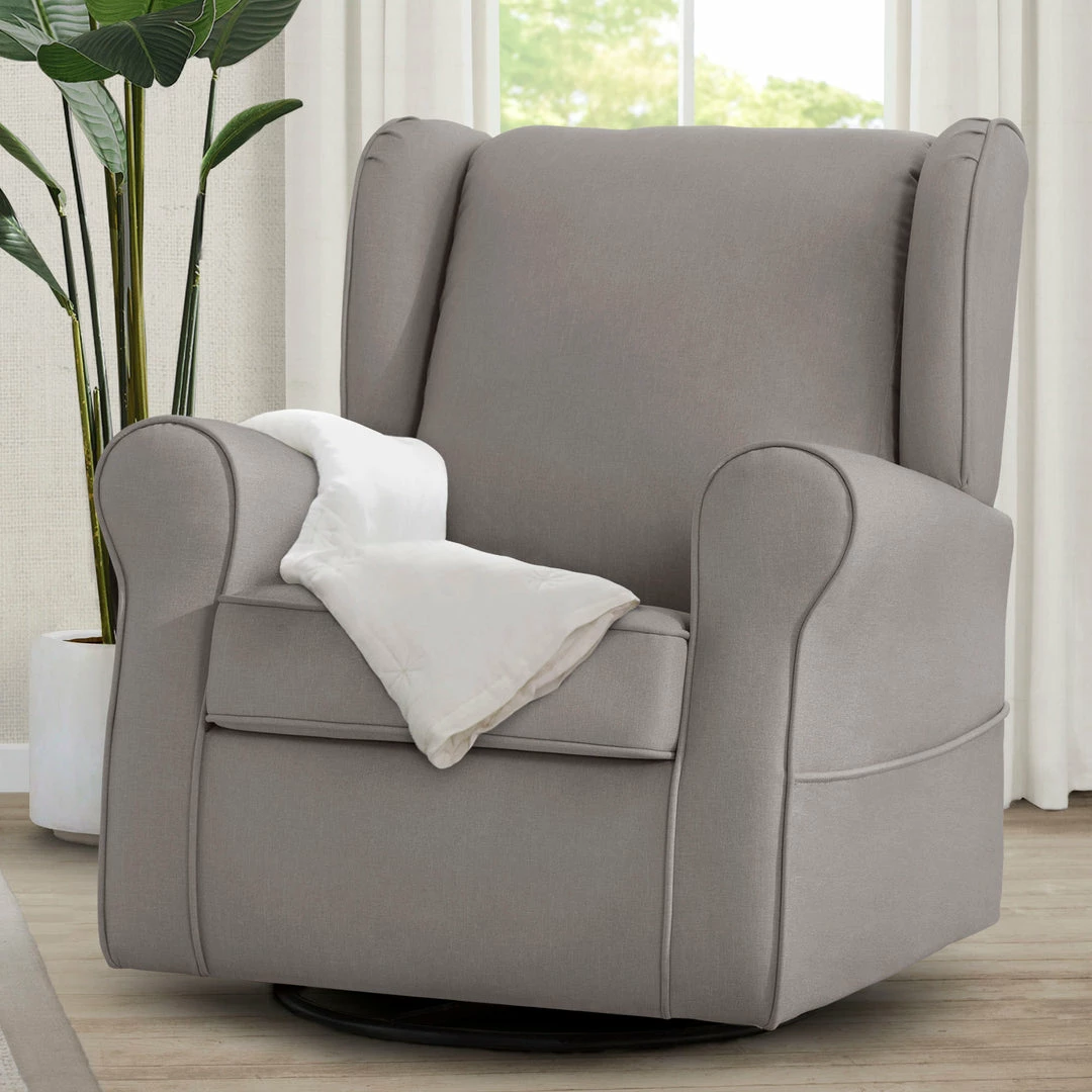 Delta Children Reston Nursery Glider Swivel Rocker Chair 7 Delta Children Reston Nursery Glider Swivel Rocker Chair