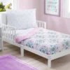 Delta Children Girls 4-Piece Toddler Bedding Set Sheets & Mattress Covers