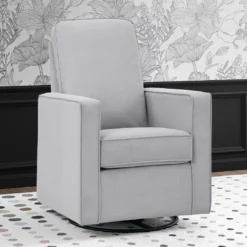 Delta Children Skye Nursery Glider Swivel Chair With LiveSmart Fabric 41 Delta Children Skye Nursery Glider Swivel Chair With LiveSmart Fabric