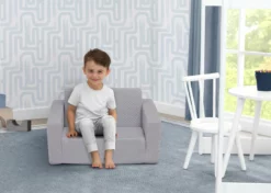 Serta Kids’ Chairs IComfort Memory Foam Flip-Out 2-in-1 Convertible Chair To Lounger For Kids