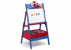 Delta Children Spidey And His Amazing Friends Wooden Activity Easel With Storage