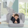 Delta Children Cozee Flip-Out Sherpa And Suede 2-in-1 Convertible Chair To Lounger For Kids Kids’ Chairs 1 Delta Children Cozee Flip-Out Sherpa And Suede 2-in-1 Convertible Chair To Lounger For Kids Kids’ Chairs