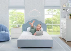 Delta Children Upholstered Twin Bed What's New