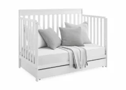 Delta Children Baby Cribs Mercer 6-in-1 Convertible Crib With Storage Trundle