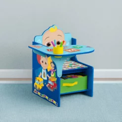 Delta Children Activity Desks CoComelon Chair Desk With Storage Bin