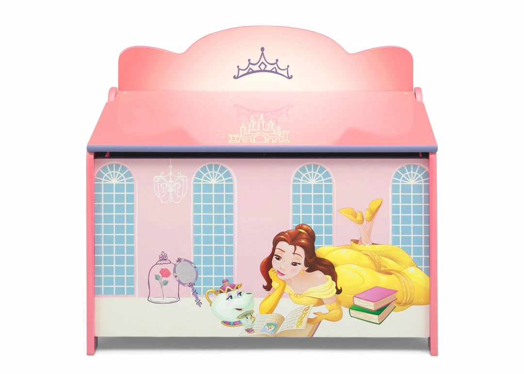 Delta Children Princess Deluxe Toy Box 4 Delta Children Princess Deluxe Toy Box