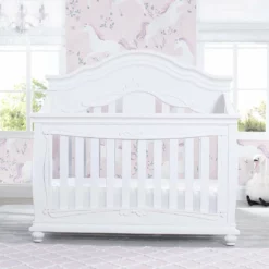 Simmons Kids Fairytale 5-in-1 Convertible Crib With Conversion Rails Baby Cribs