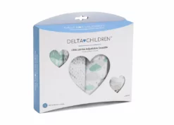 Delta Children Little Lambs Adjustable Swaddle Wrap - Size Small/Medium, Fits Babies 0-3 Months/7-14 Lbs., 4-Pack