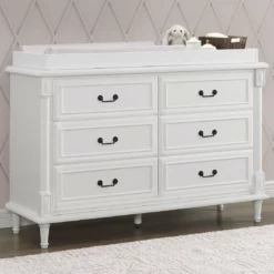 Simmons Kids Juliette 6 Drawer Dresser With Changing Top Dressers & Changing Tables