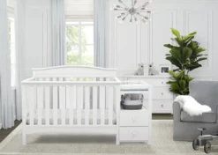 Delta Children Birkley Convertible Crib And Changer Baby Cribs