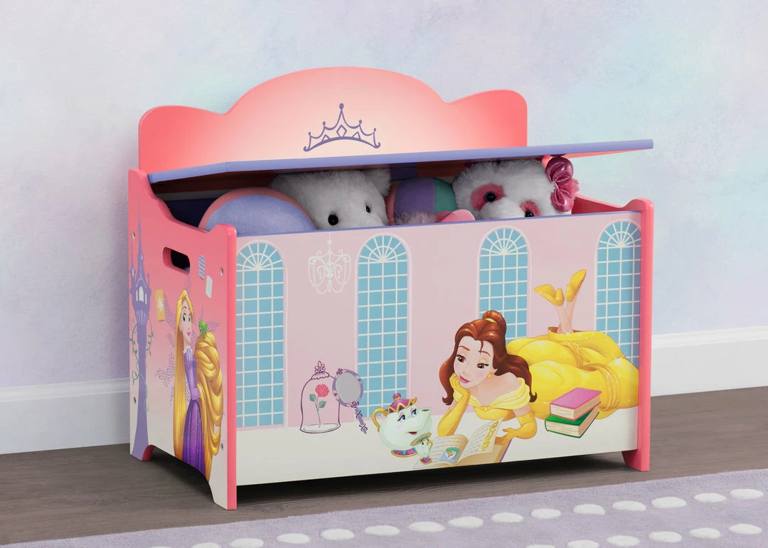Delta Children Princess Deluxe Toy Box 3 Delta Children Princess Deluxe Toy Box
