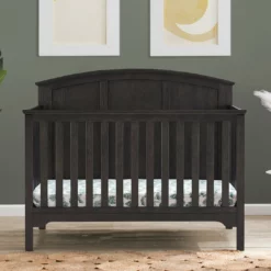 Delta Children Sweet Beginnings Sage Curve Top 6-in-1 Convertible Crib 46 Delta Children Sweet Beginnings Sage Curve Top 6-in-1 Convertible Crib