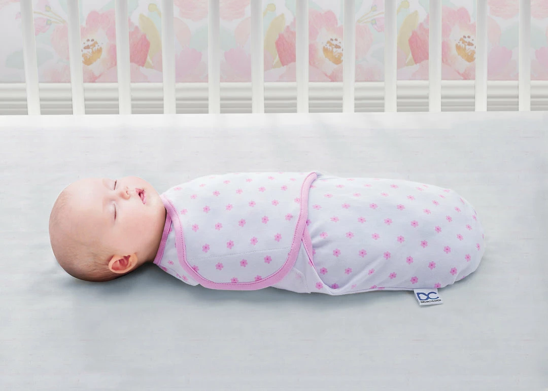 Delta Children Little Lambs Adjustable Swaddle Wrap - Size Large, Fits Babies 3-6 Months/14-18 Lbs., 3-Pack 3 Delta Children Little Lambs Adjustable Swaddle Wrap - Size Large, Fits Babies 3-6 Months/14-18 Lbs., 3-Pack